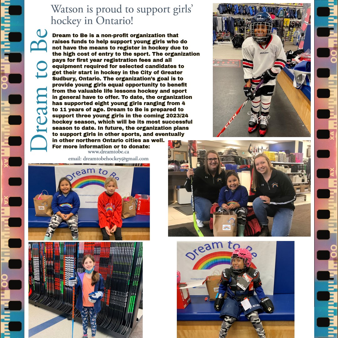 Dream to Be support for girls' hockey 